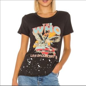 the who band graphic tee